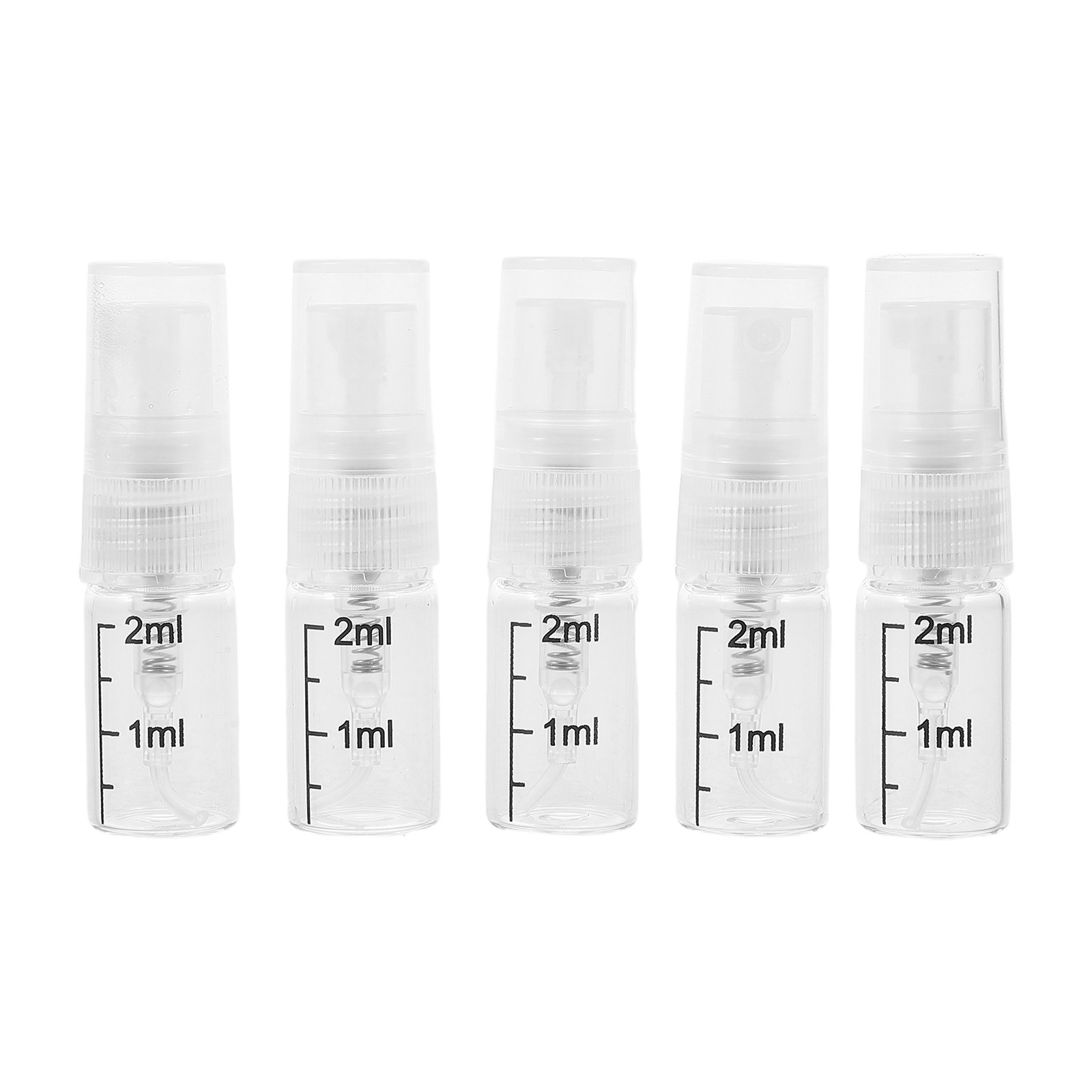 Misting Bottle Fine - Flacone spray portatile in vetro trasparente