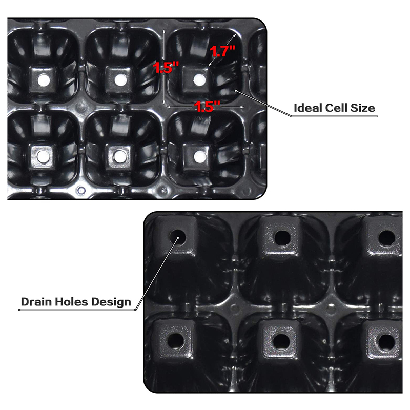 Propagation Tray 72 - VELIF Confezione da 10 vassoi per