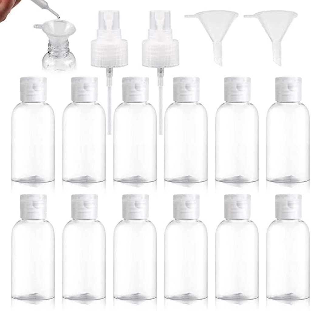Misting Bottle Fine - Set di Bottiglie Vuote in Plastica