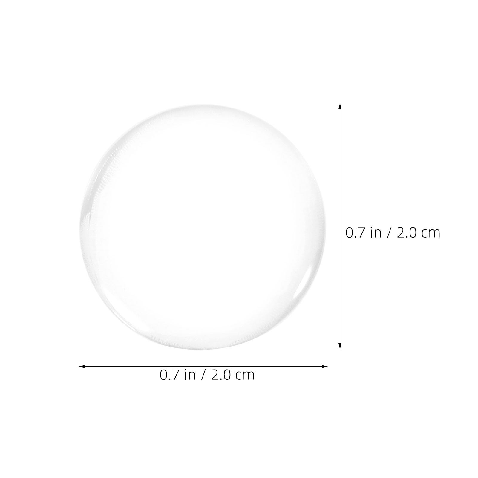 40 Pezzi di Adesivi Trasparent - Plastic Dome Clear recensione e prezzo