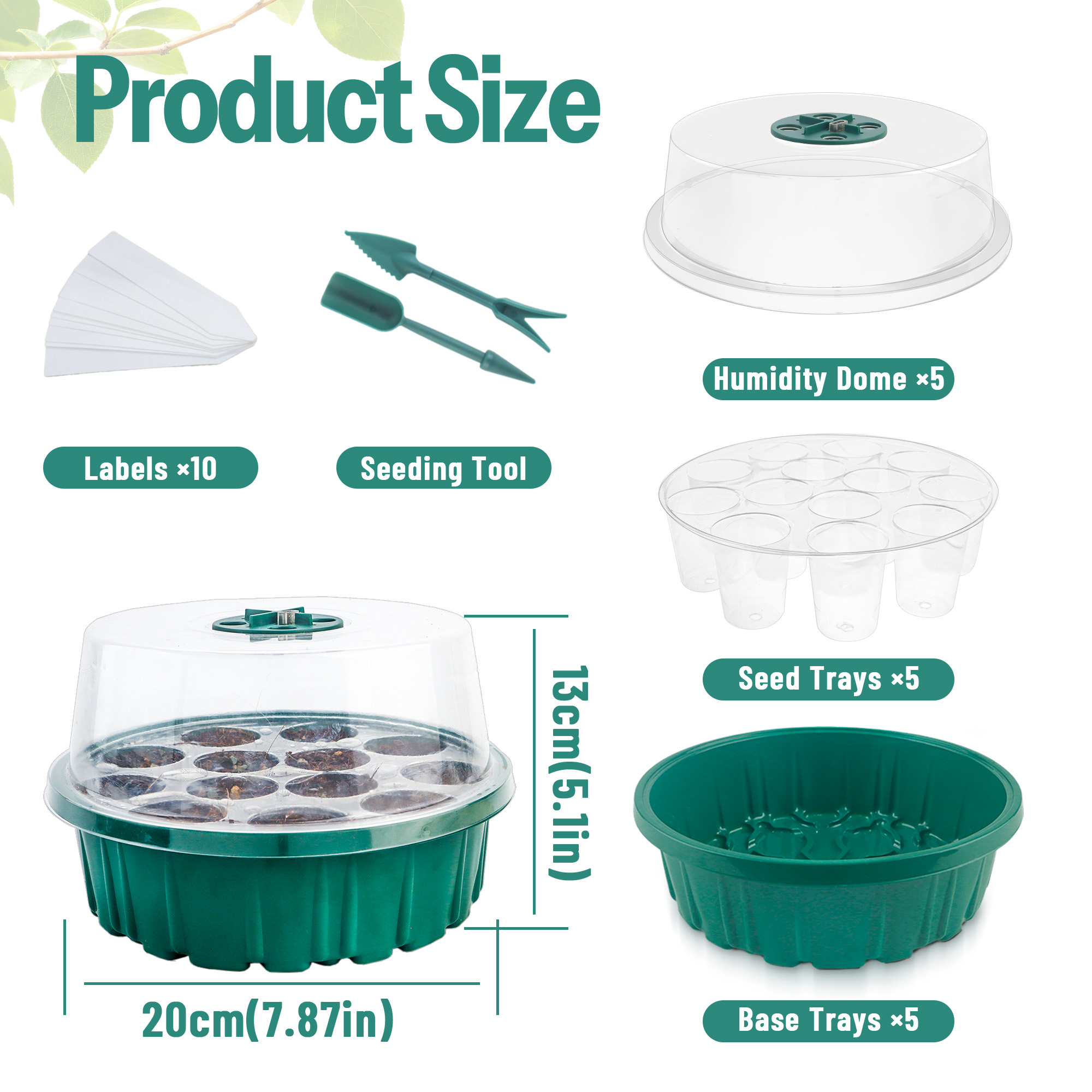 Kit di Avviamento per Semi (5  - Humidity Dome Kit recensione e prezzo