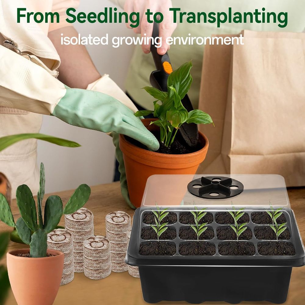 Set di 4 Vassoi per Semina con - Peat Pellet Tray recensione e prezzo