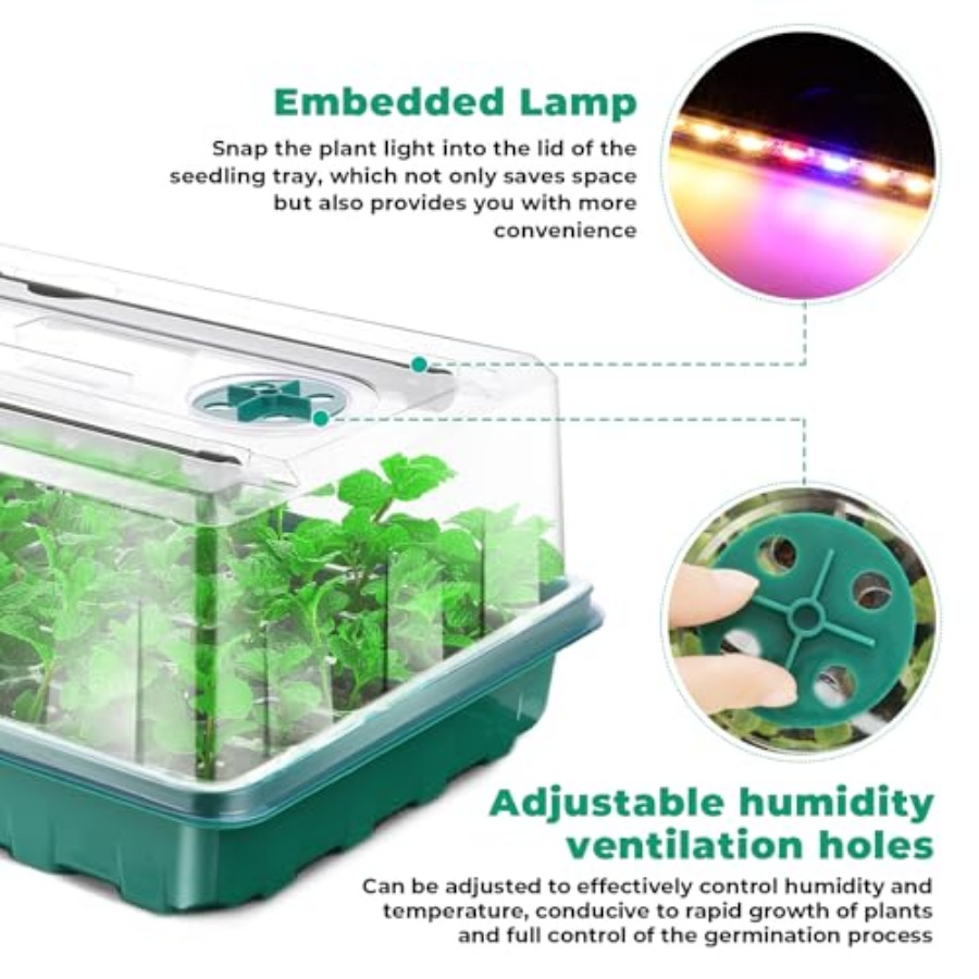 Vassoio per Semina con Luce di - Humidity Dome Kit recensione e prezzo