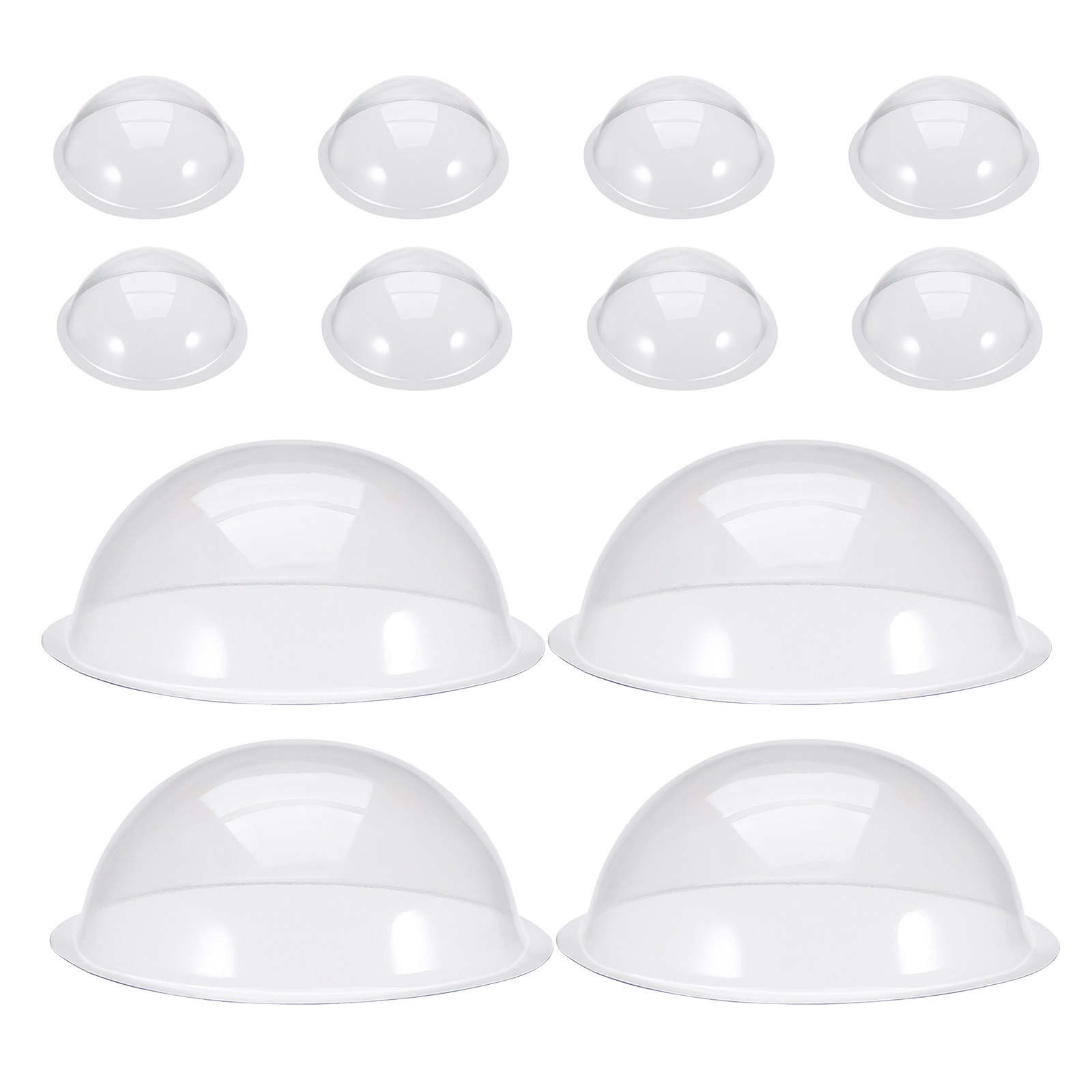 12 Pezzi di Coperture Traspare - Plastic Dome Clear recensione e prezzo