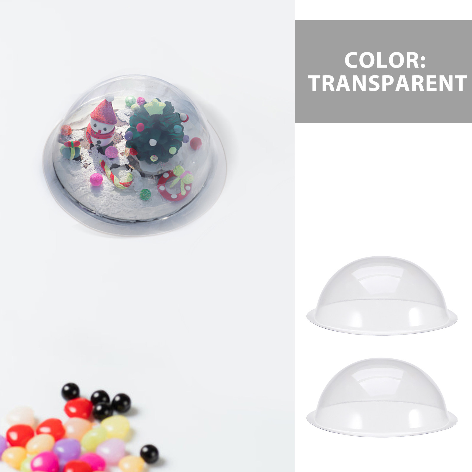 12 Pezzi di Coperture Traspare - Plastic Dome Clear recensione e prezzo