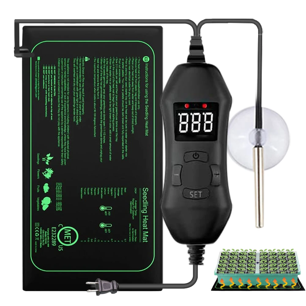 50W EU-US/UK/AU Termostato Reg - Heat Mat Seedling recensione e prezzo