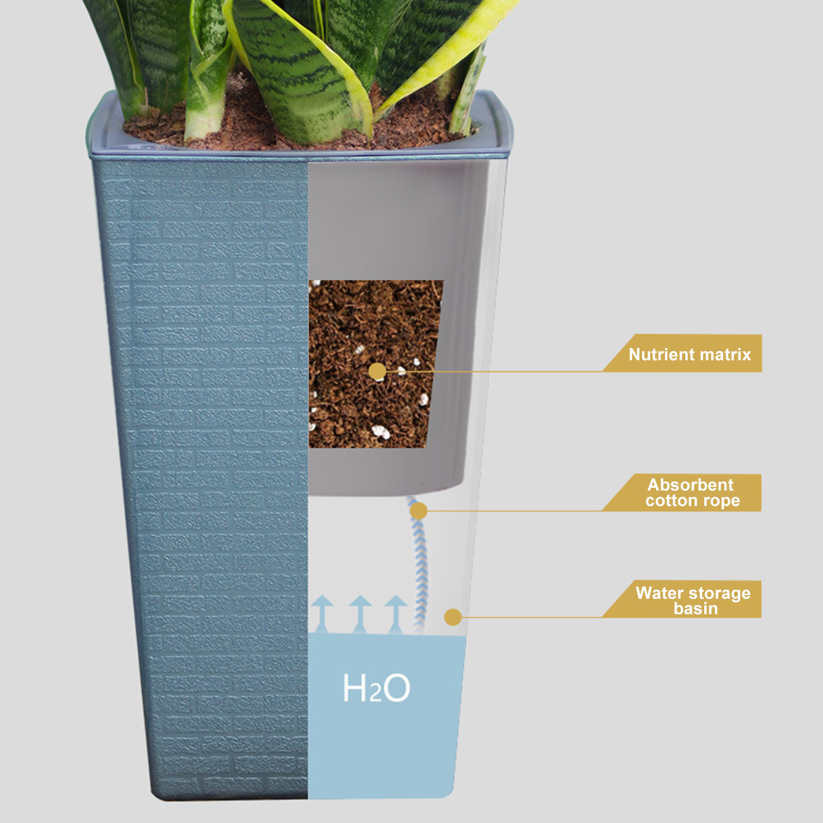 Fioriera autoirrigante Vaso da - Self Watering Insert recensione e prezzo