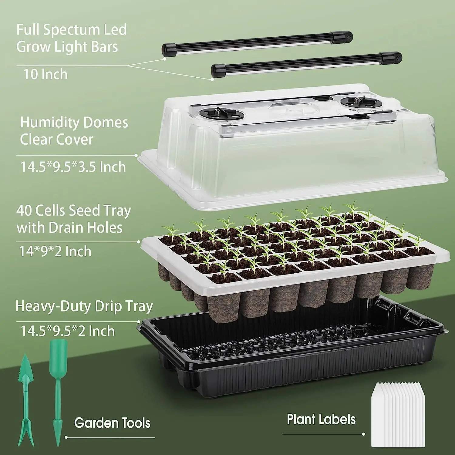Set di 1 vassoio per la germin - Humidity Dome Kit recensione e prezzo