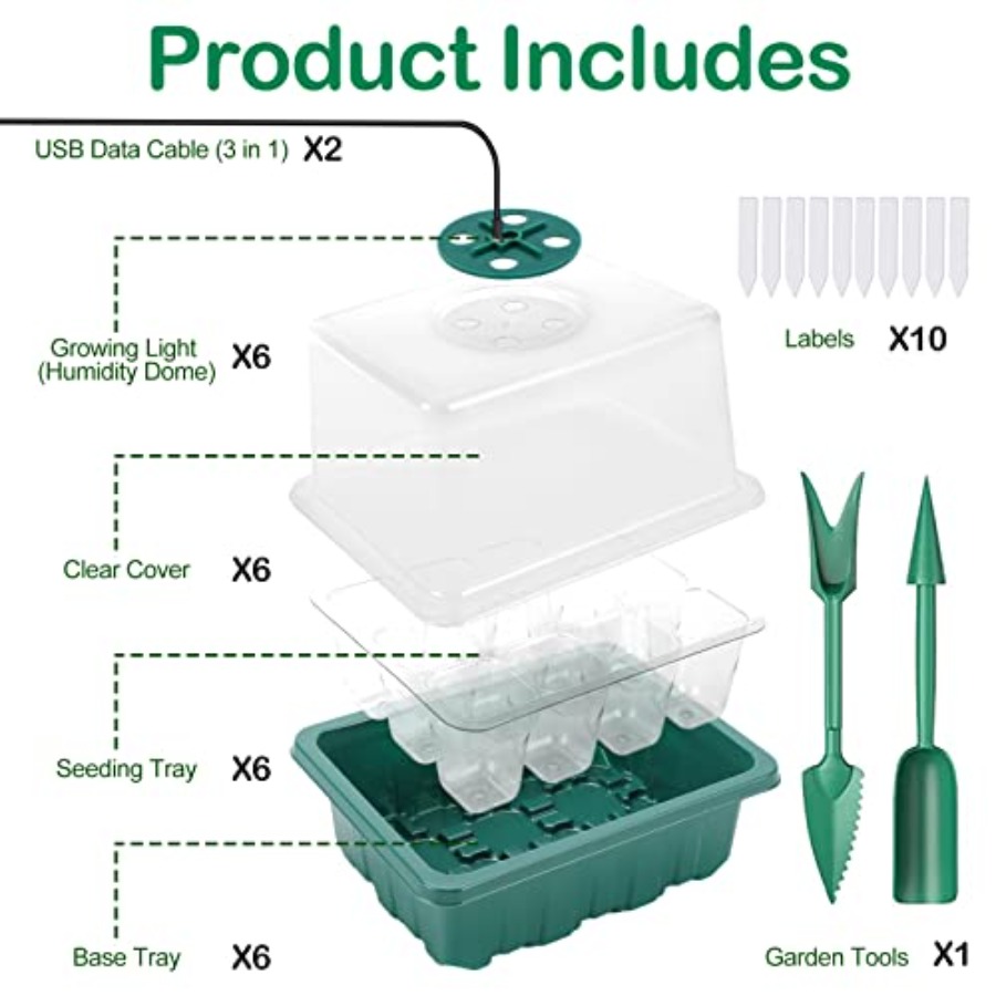 Kit di Avviamento Semi con Luc - Humidity Dome Kit recensione e prezzo